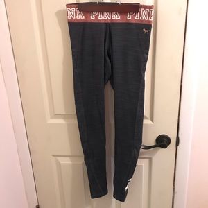Victorias secret pink FLEECE lined Leggings